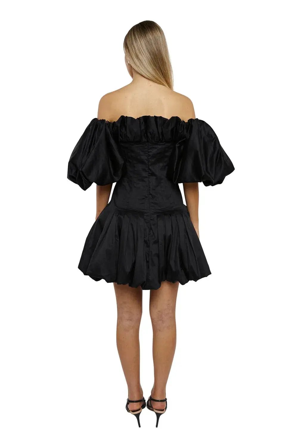 Aje Arles Off Shoulder Mini Dress Black Size S / Au 8 photo 3