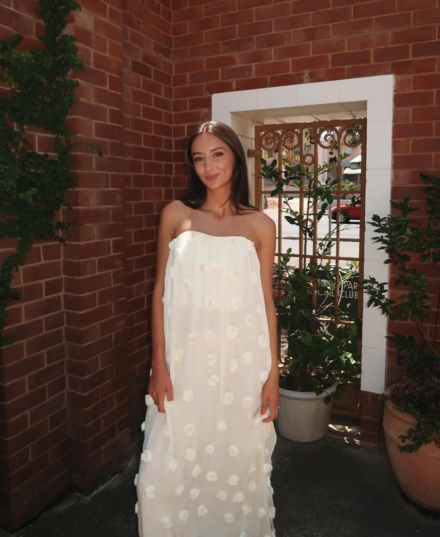 Camilla & Marc Daphne Strapless Dress, Lemon photo 4