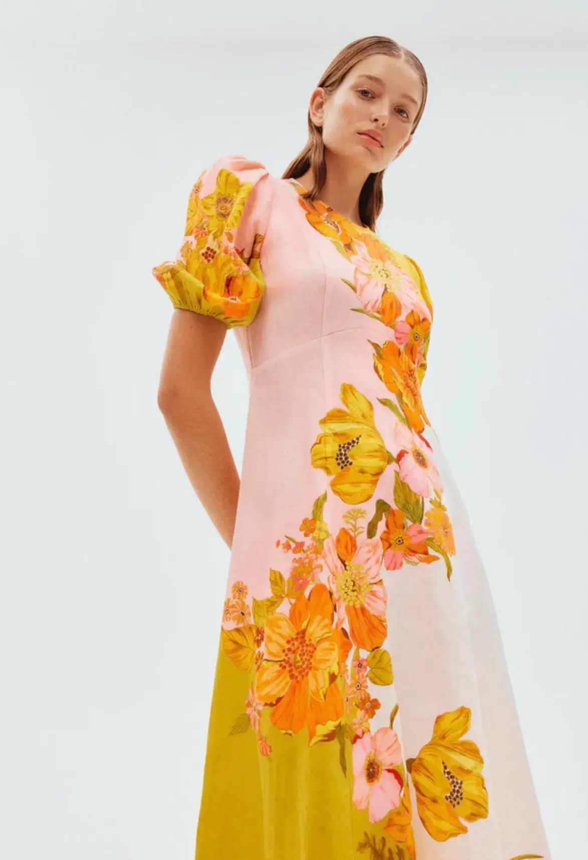Alemais Silas Day Dress Print Size AU 8 photo 3