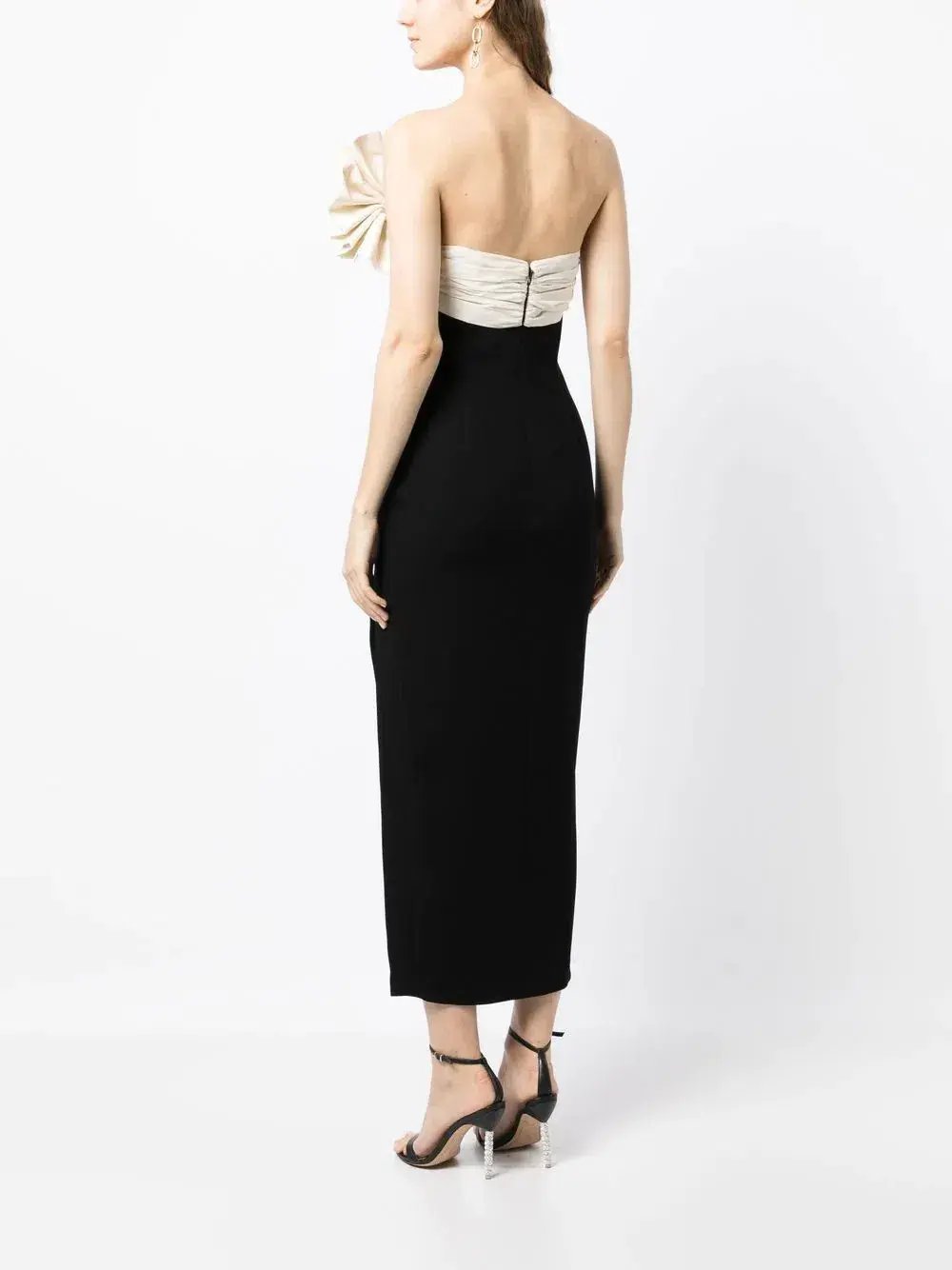 Rachel Gilbert Lavina Dress Black Size AU 10 photo 3