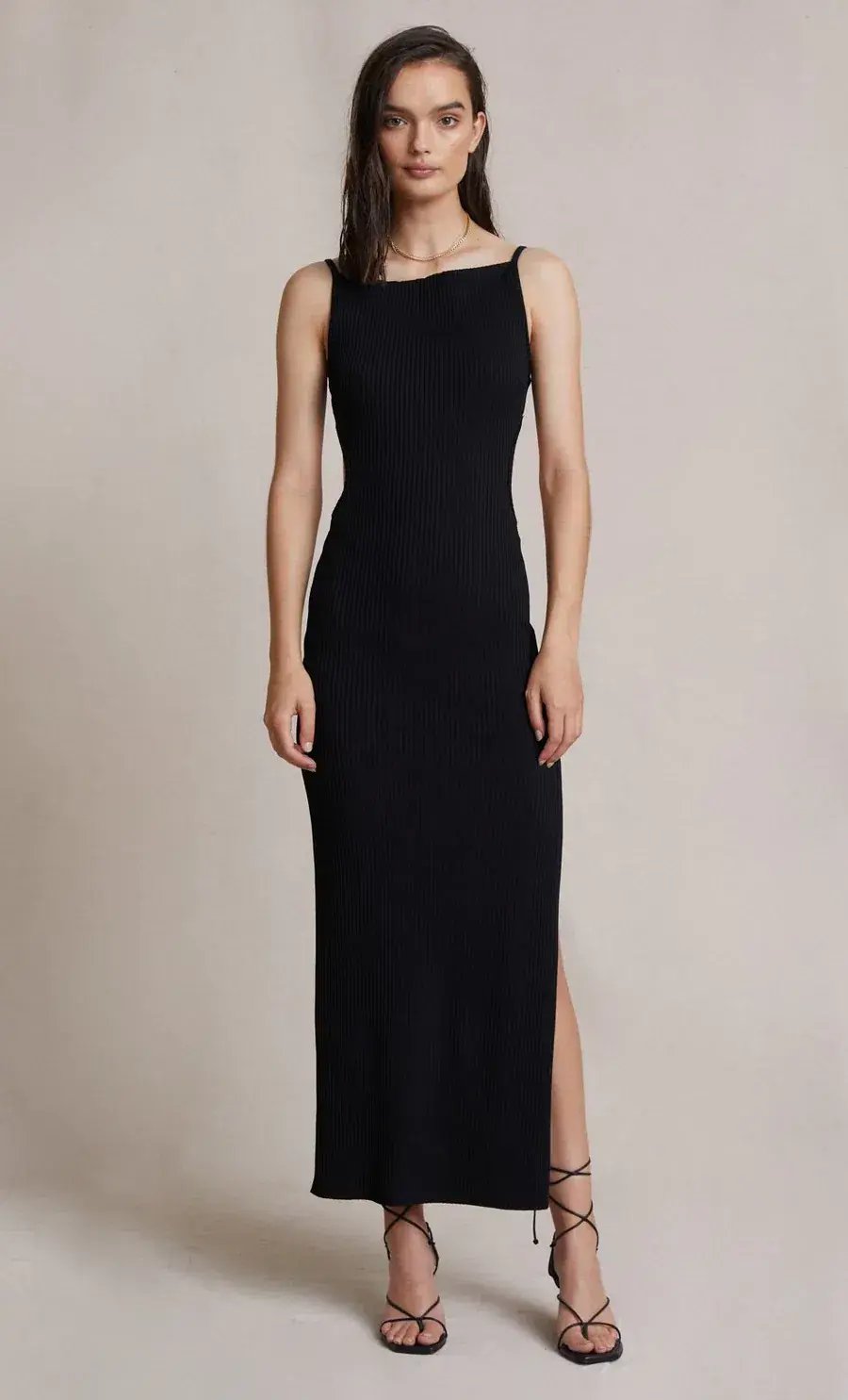 Bec & Bridge Zion Midi Dress Black Size 10 photo 4