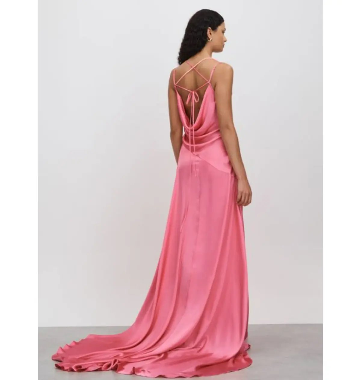 Leo Lin Melodie Gown Watermelon Size AU 16 photo 3