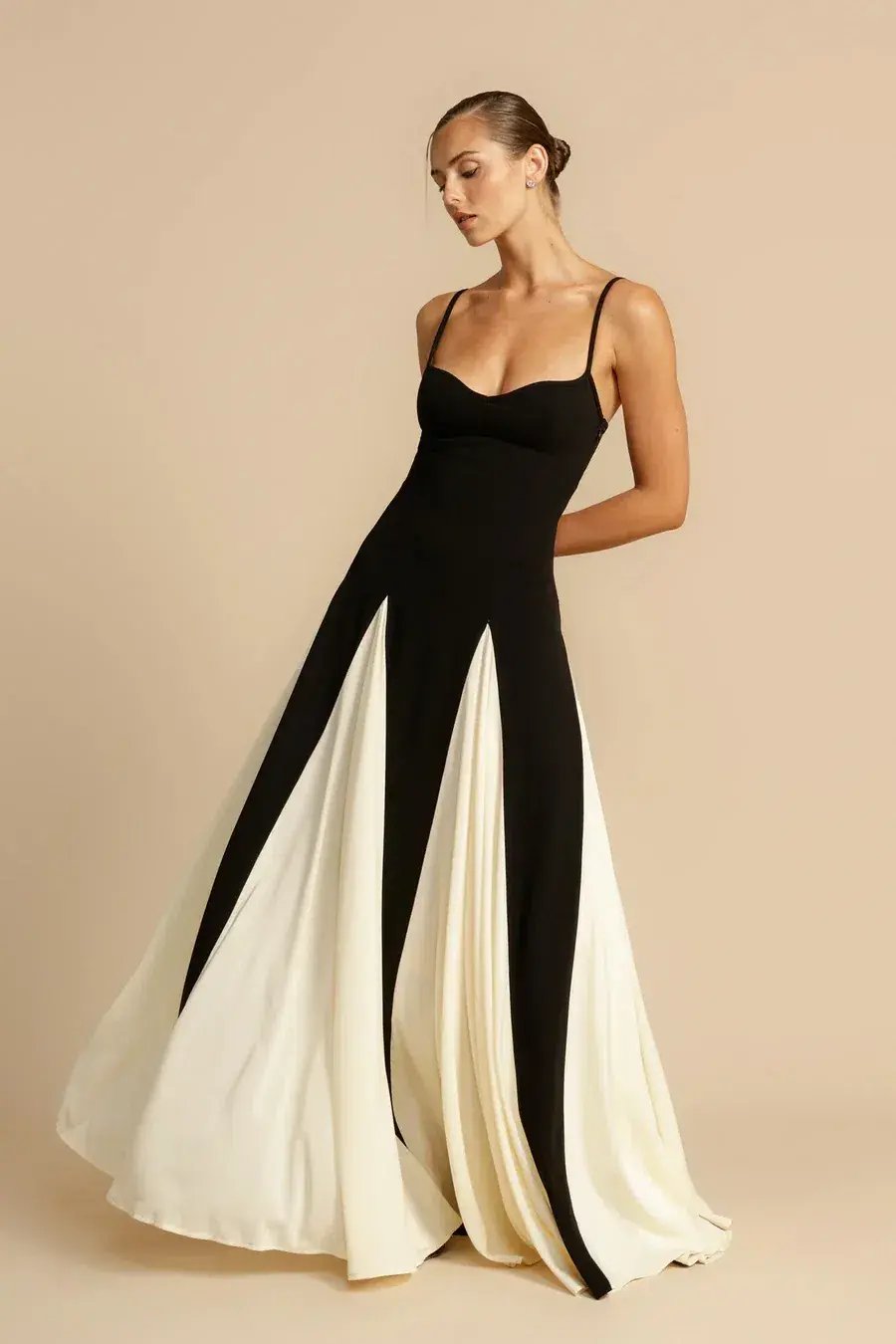 Arcina Ori Paloma Dress Black/White Size 8 photo 4