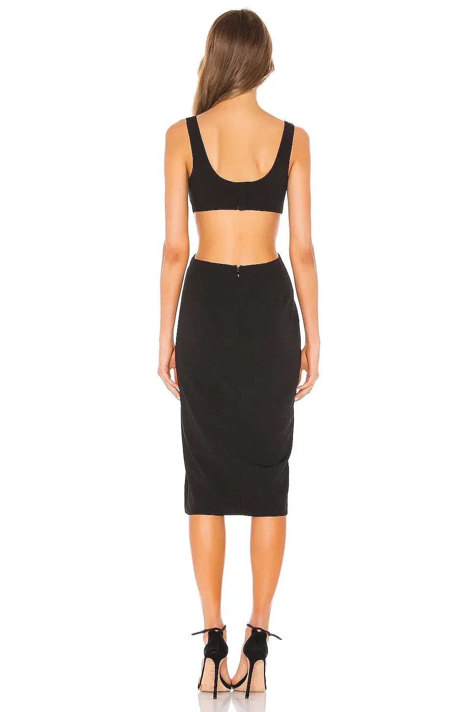 Lovers + Friends Titus Midi Dress Black Size XS photo 3