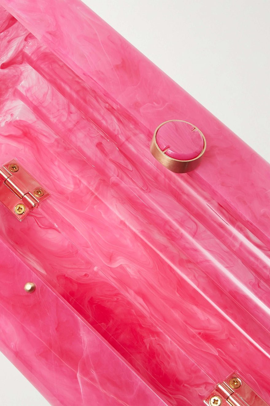 Cult Gaia Enid Clutch | Dragonfruit photo 3