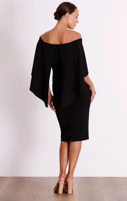 Pasduchas Composure Midi Dress Black Size AU 16 photo 3