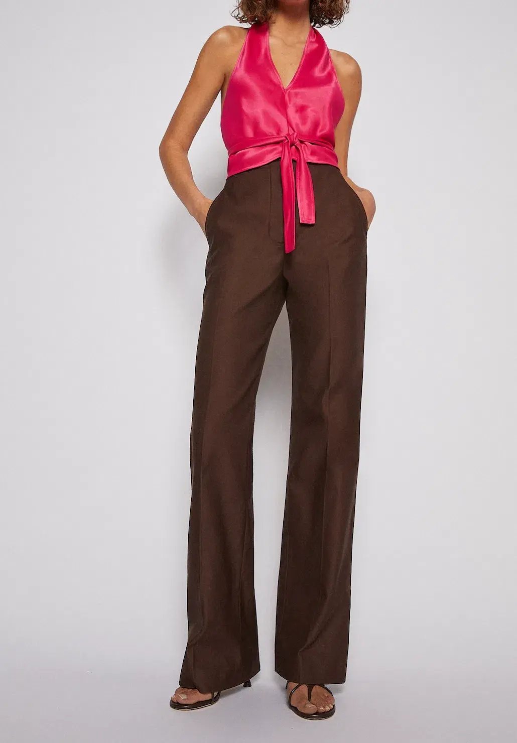 Scanlan Theodore Satin Drape Set Pink Size AU 6 photo 4
