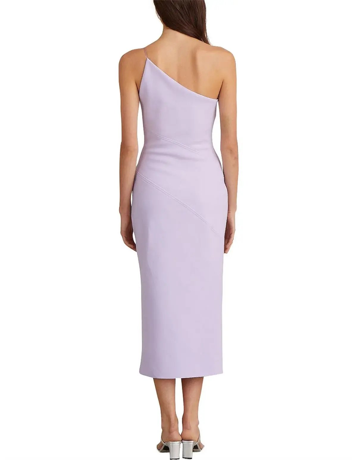 Bec & Bridge Araia Asym Midi Dress Lilac Size 6 photo 3