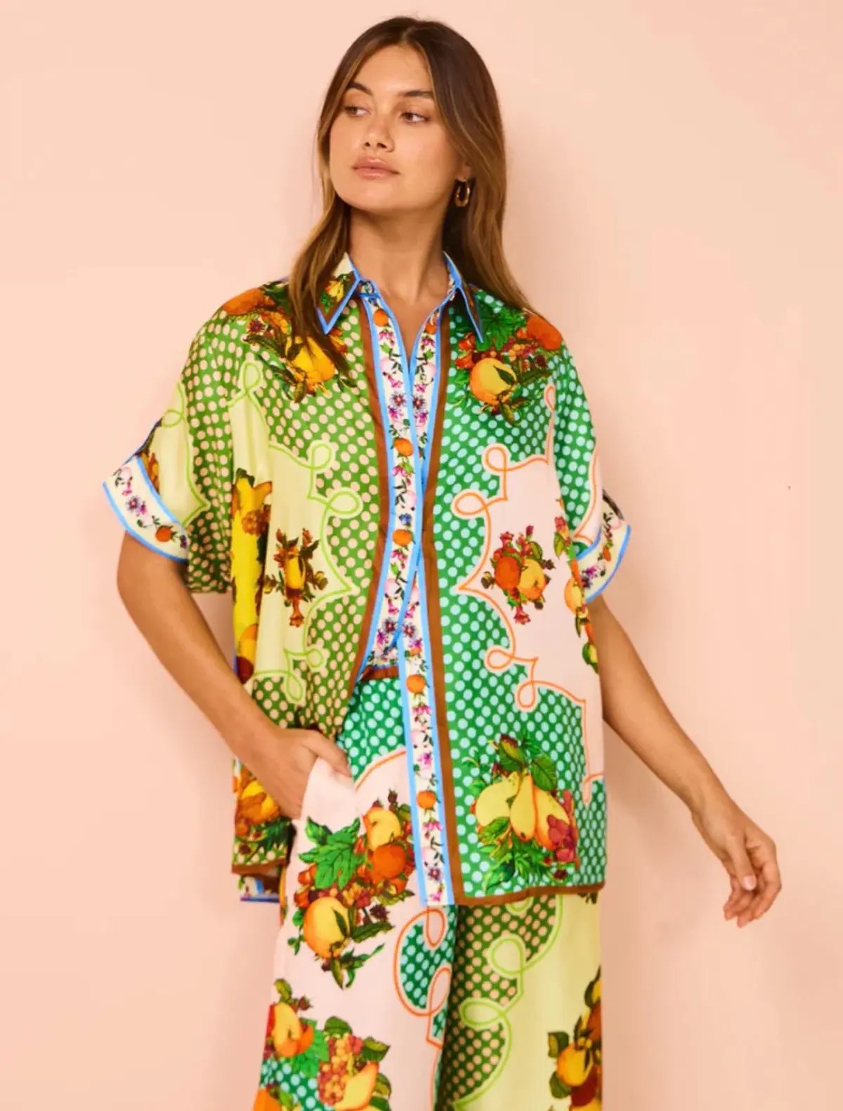 Alemais   Lemonis Silk Shirt (Size 6) & pants (Size 8) photo 5