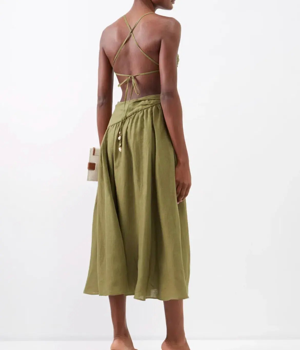 Zimmermann Asymmetrical Midi Dress Size 8 photo 2