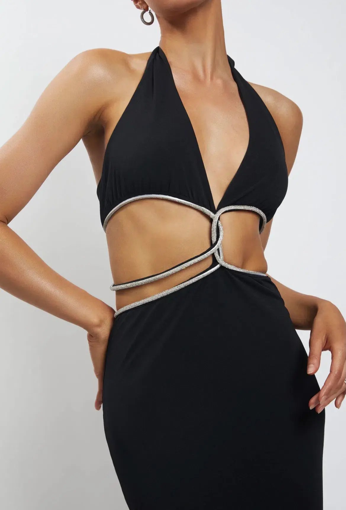 Meshki Nicha Dress Black Size 8 photo 4