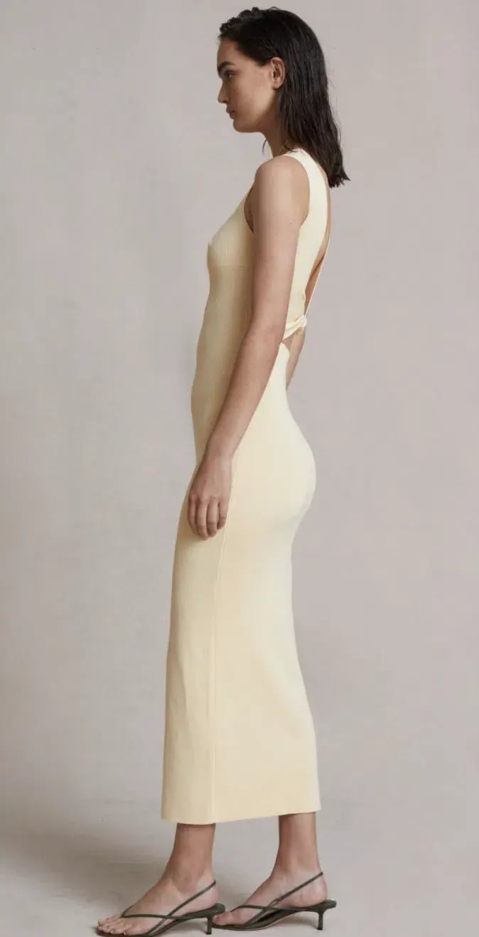 Bec & Bridge Sorbet Summer Midi Dress in Butter Size 10 photo 3