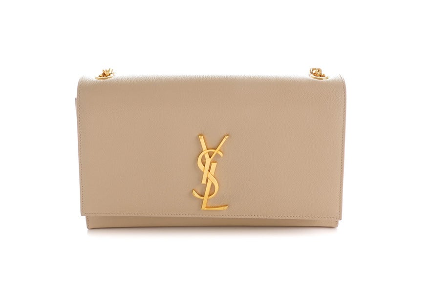 Saint Laurent Medium Kate Monogram Beige Bag photo 3
