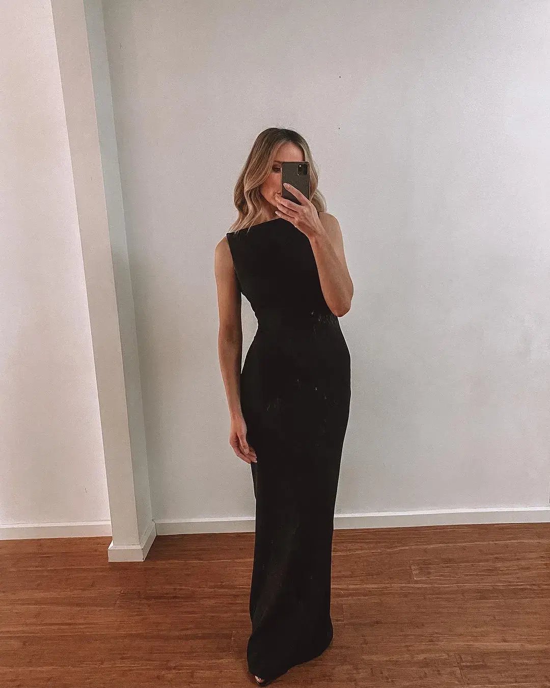 Effie Kats Verona Maxi Dress Black Size 10 photo 7
