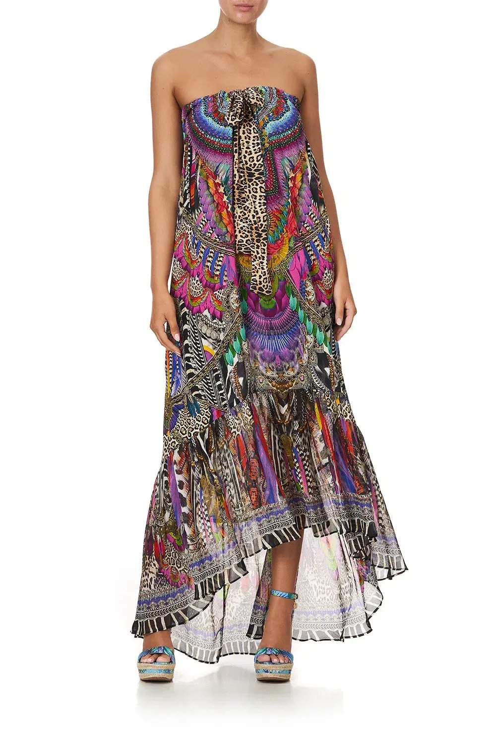 Drop Shoulder Flared Camilla Dress photo 3