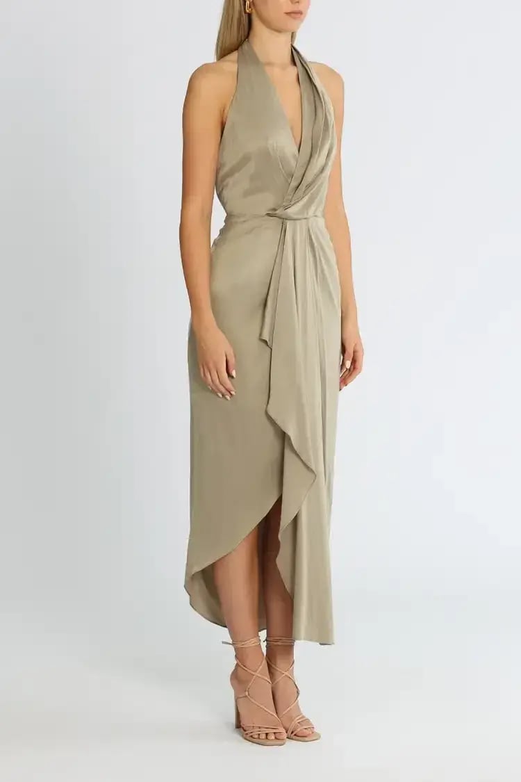 Significant Other Elaine Dress in Khaki Size 8 photo 2