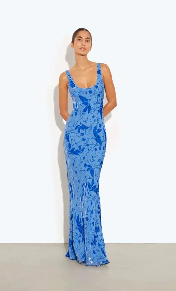 Rat and Boa Inez Maxi Blue Size AU 8 photo 2