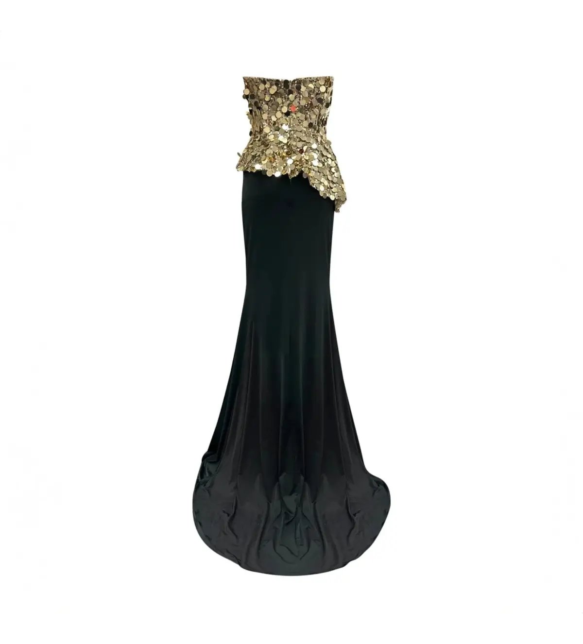 Meraki Official Mirror Jersey Gown Gold Size AU 6 photo 5