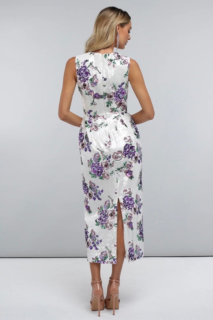 HELSI BOBBIE DRESS - VIOLET FLORAL photo 3
