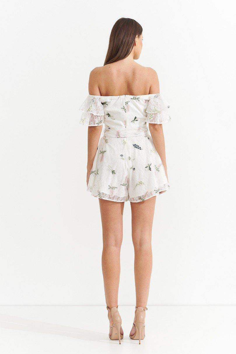 ASILIO | Botanical Crush White Romper | Size 6 | SOLD OUT photo 5