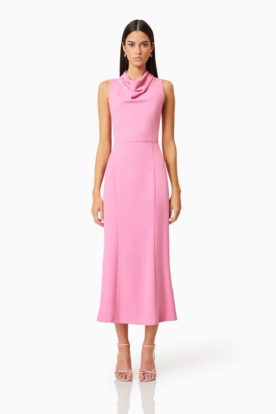 Elliatt Jamie Midi Dress - Pink photo 2
