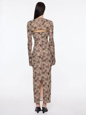 Paris Georgia Audrey Dress | Black/Nude Size S photo 4
