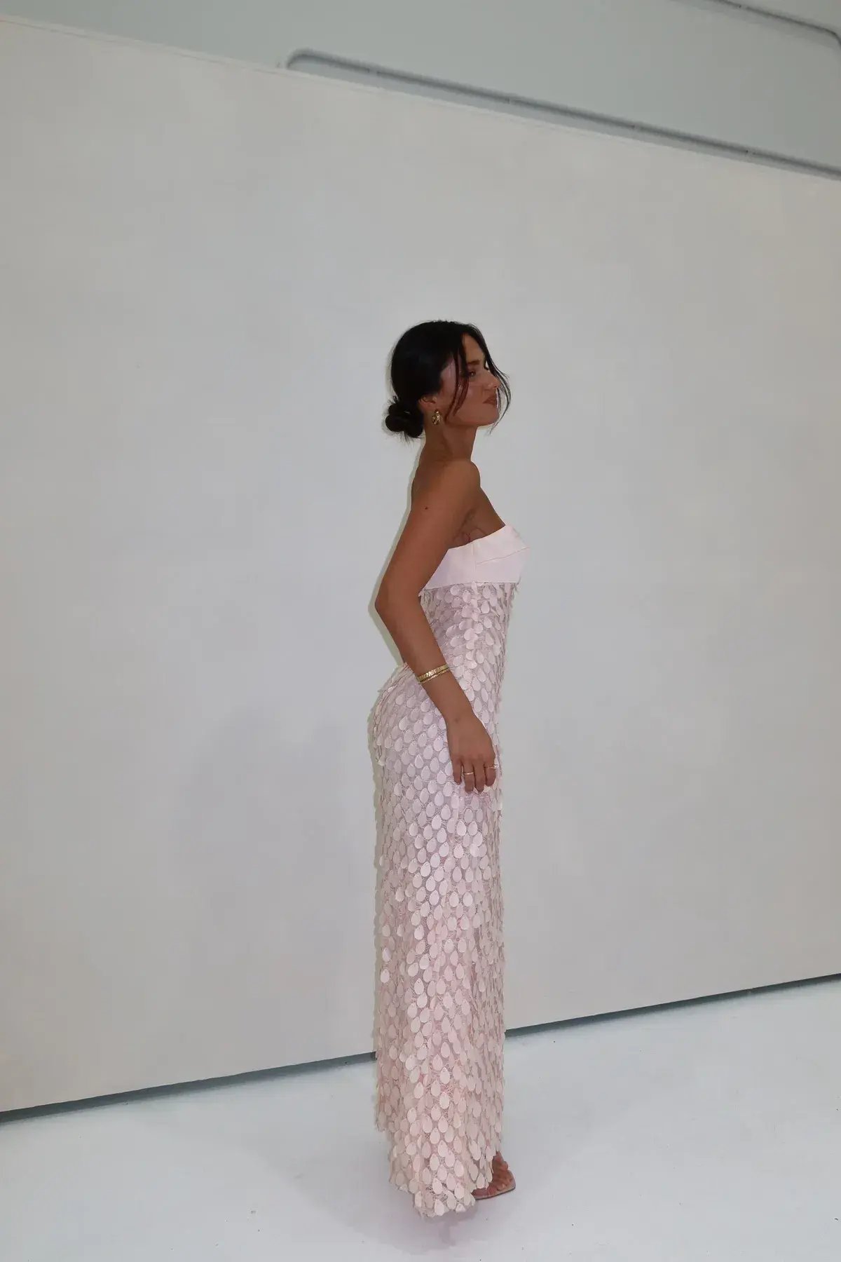 Manning Cartell Extreme Balconette Dress Maxi Light Pink Size AU 6 photo 4