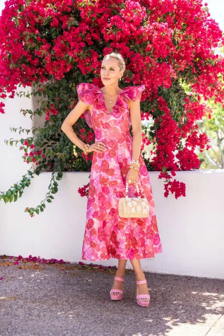Aje enchanted plunged midi dress 12 photo 3