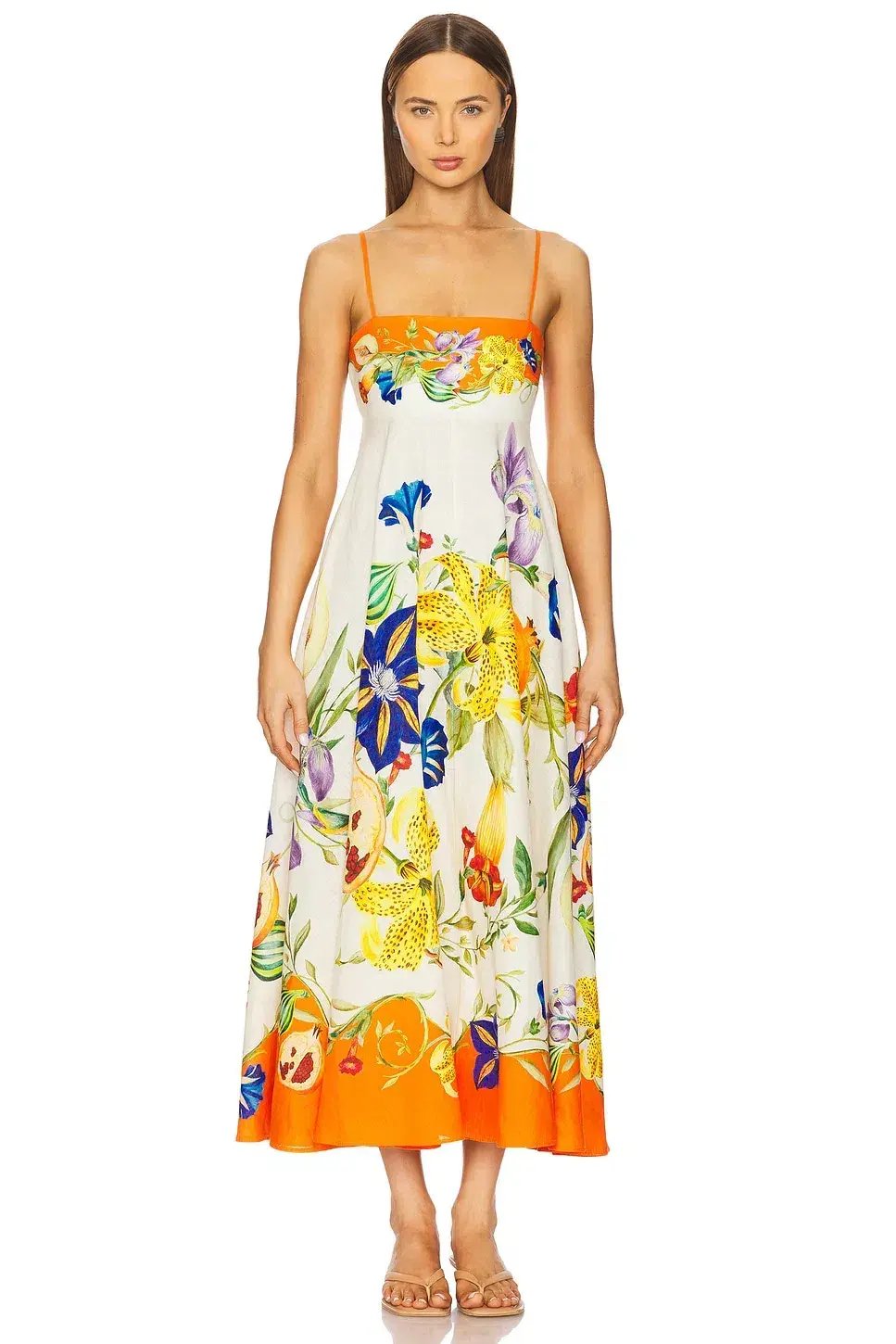 Alemais Flores Sundress Midi Size AU 10 photo 2