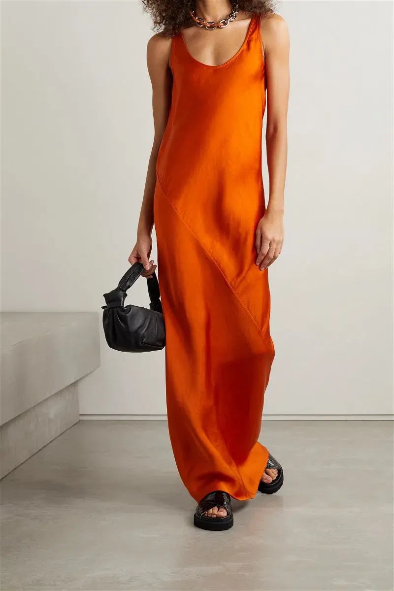 Marques Almeida Orange Backless Dress Orange Size 12 photo 7