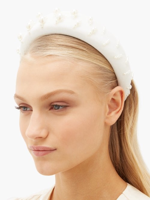 House Of Lafayette White Lili Headband photo 2