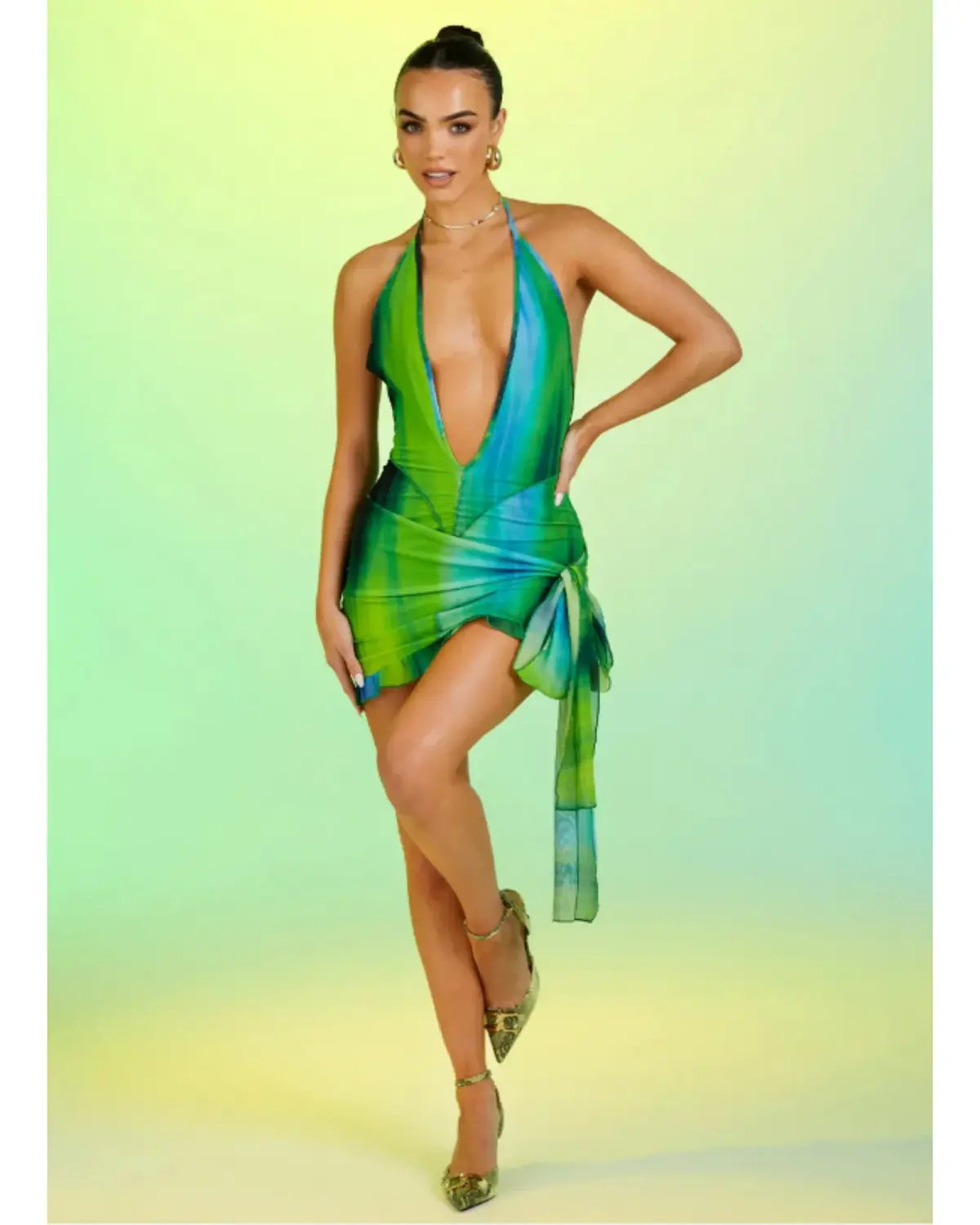 Murci Eden Mini Dress Multi Size 6 photo 3