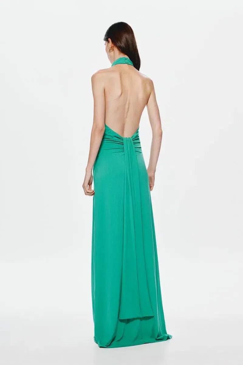 Misha Maybel Jersey Dress Green Size 12 photo 4