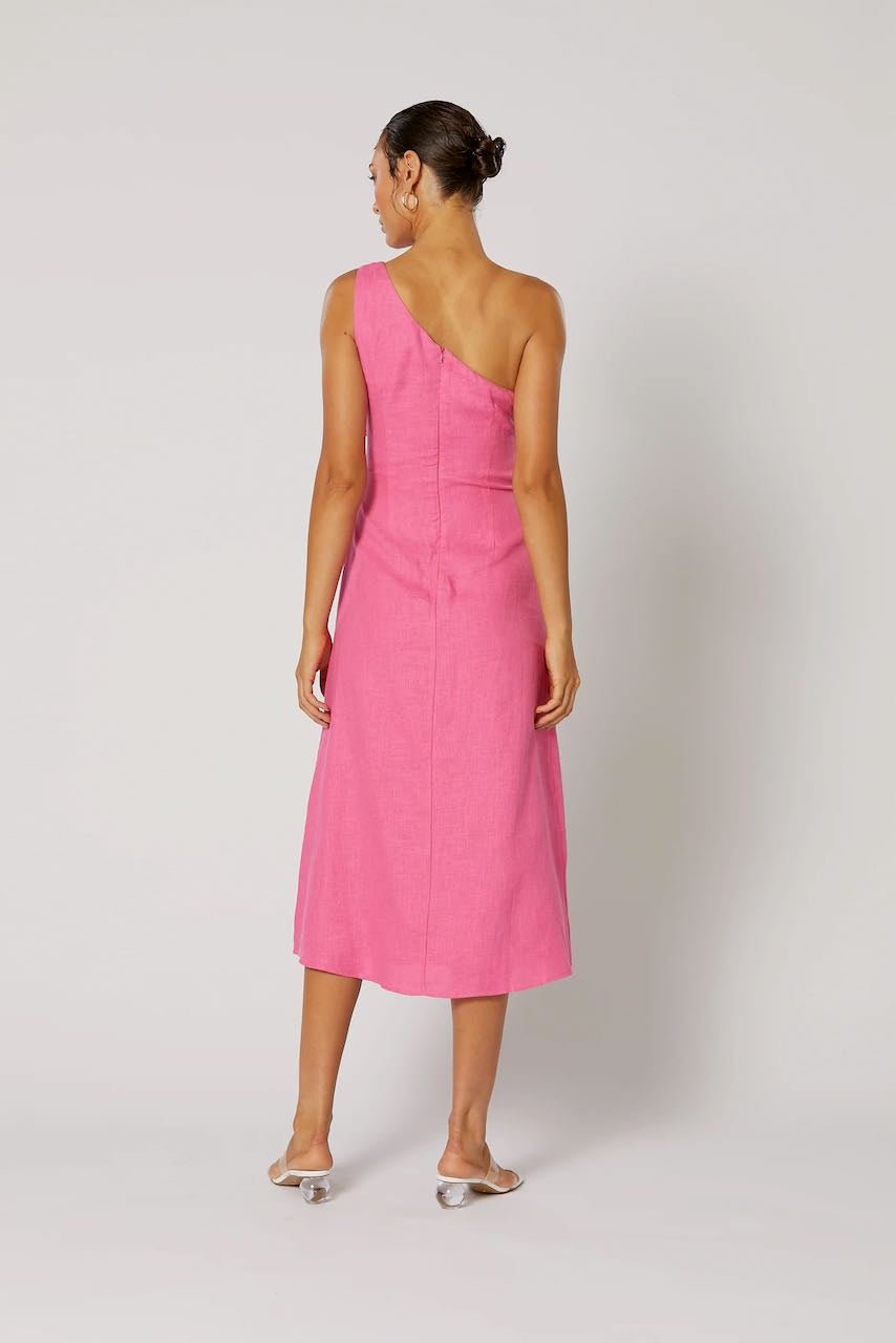 WINONA SIESTA GATHERED DRESS - PINK photo 6