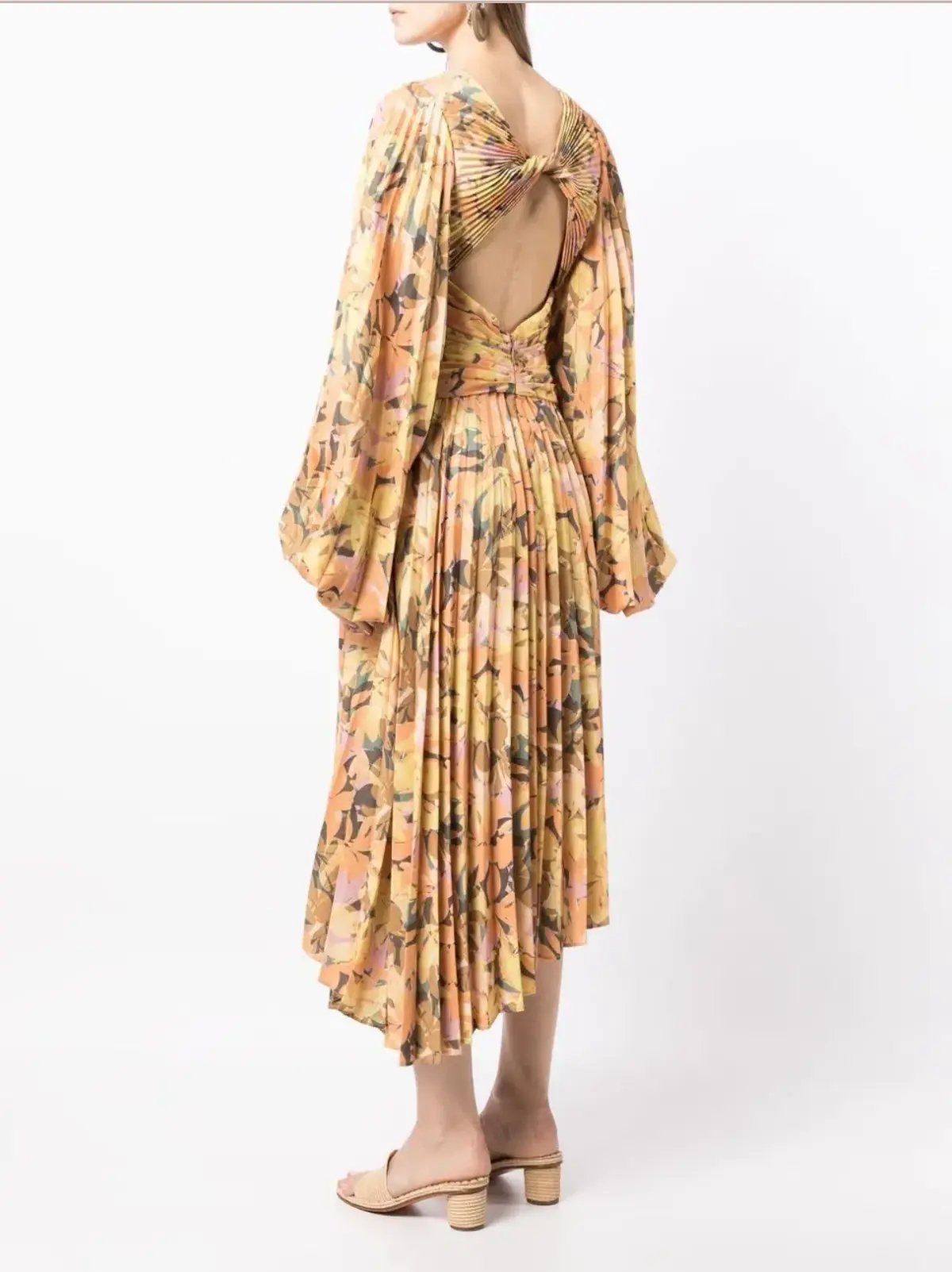 Acler Palms Dress  Floral Print Size 14 photo 3