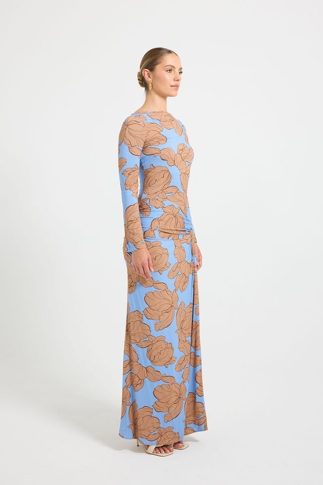 Pasduchas Hyacinth Maxi Dress - Tan Ocean photo 4