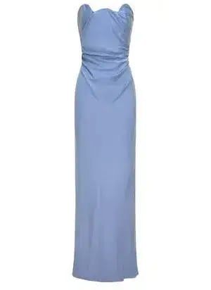 Rachel Gilbert Aries Maxi Dress in Marina Size 8 photo 3