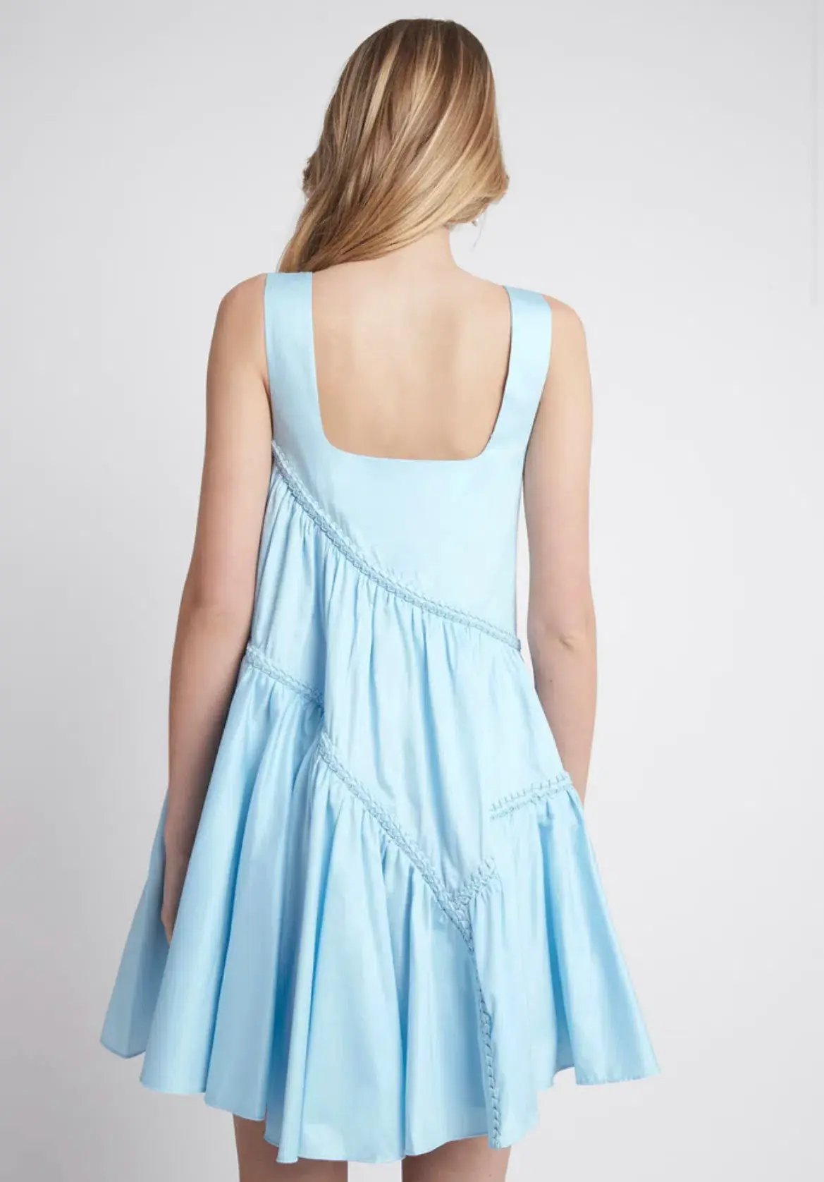 Aje Casabianca Sleeveless Braided Dress Blue Size 12 photo 2