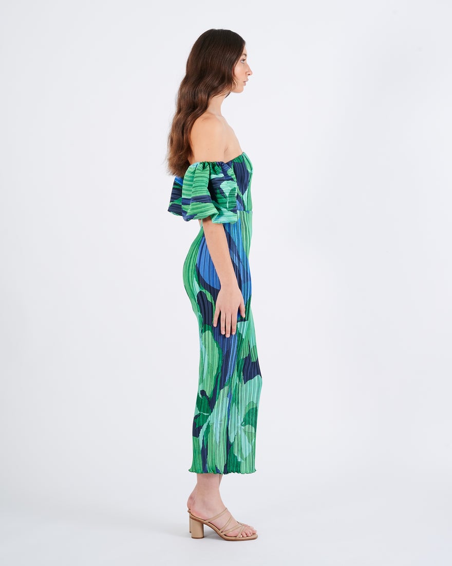 L'idée Sirene Sleeveless Gown - Capri Green photo 4