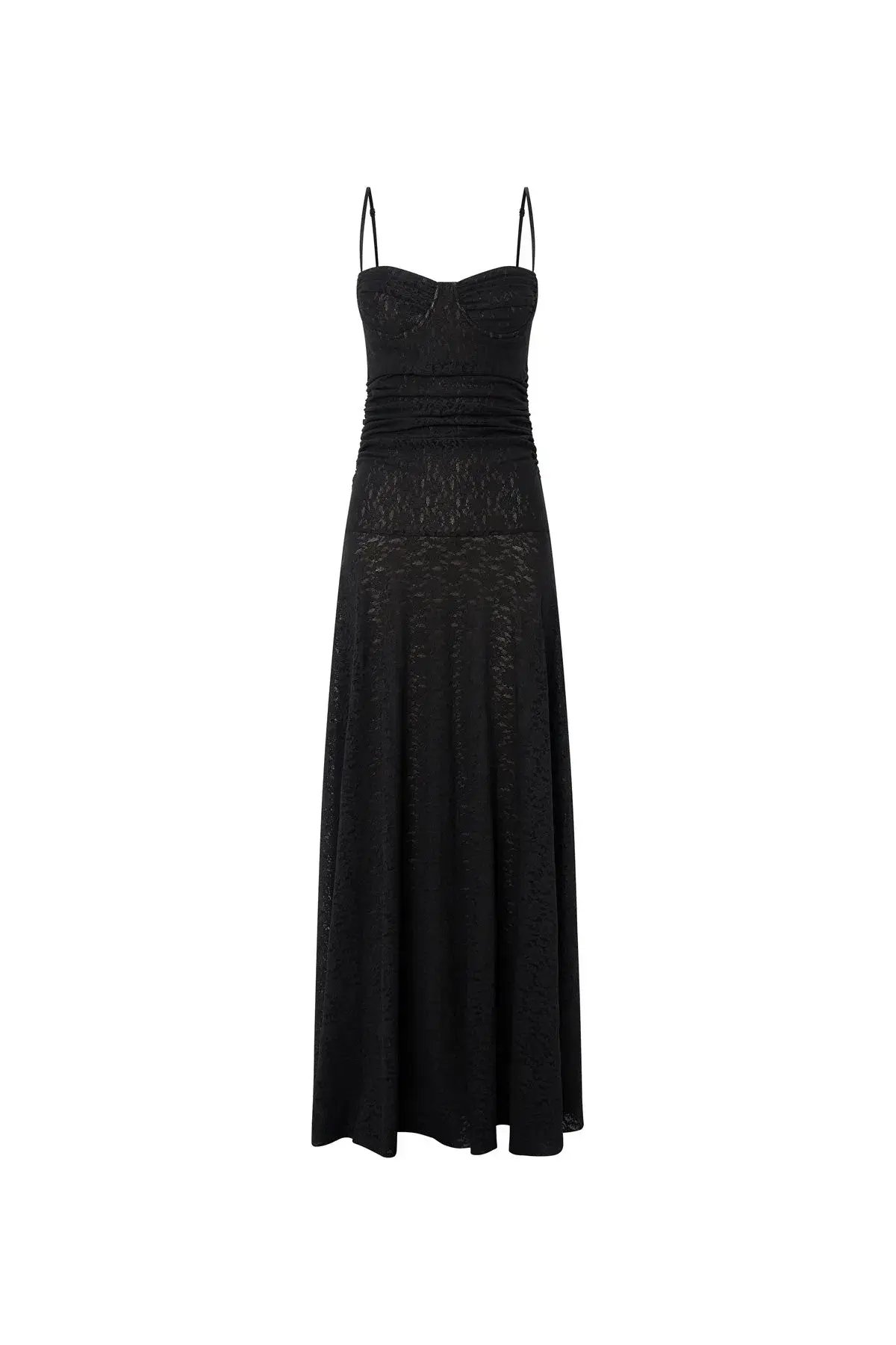 Camilla & Marc Camille Lace Maxi Dress Black Size 8 photo 6