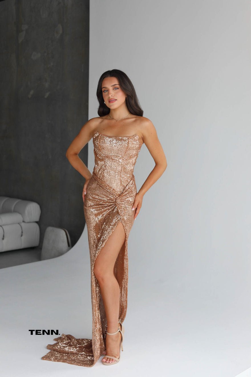 Lia Stublla Chanel Gown - Rose Gold photo 3