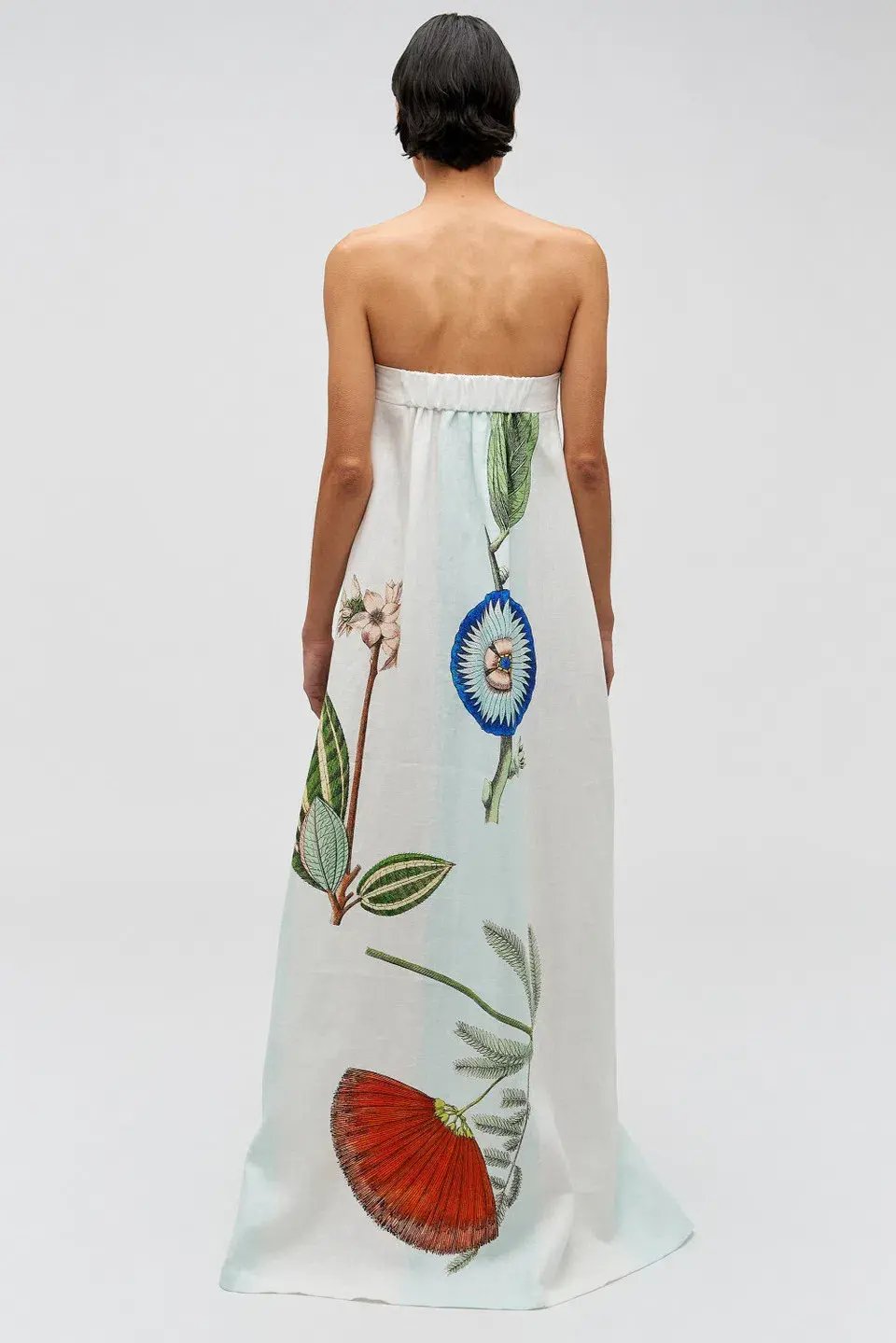 Oroton Grand Floral Gown Multi Size 10 photo 3