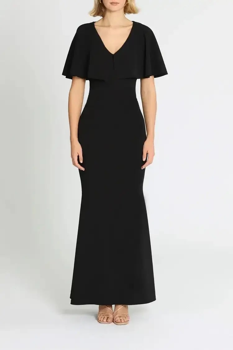 Bec & Bridge Dominique Asym Midi Dress Black size 12 photo 25