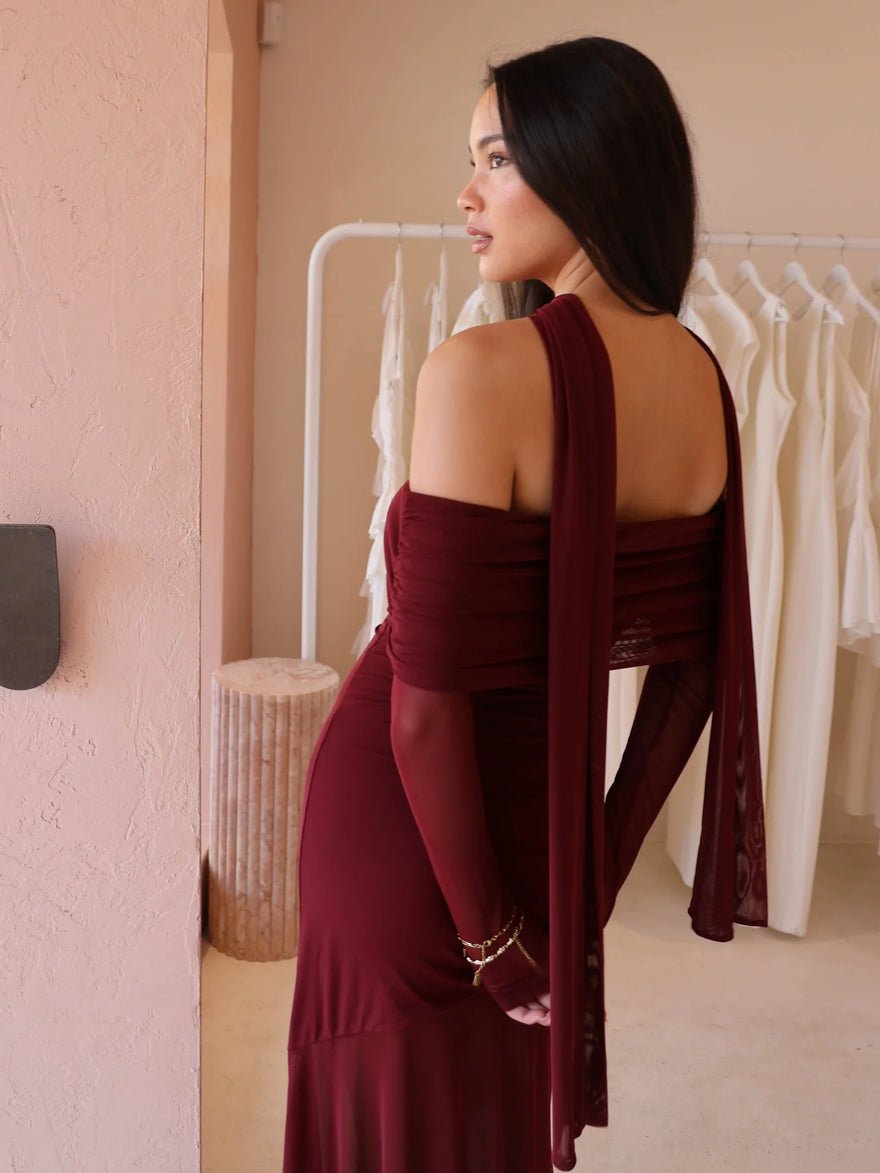 By Nicola Belle Maxi Dress - Berry photo 2