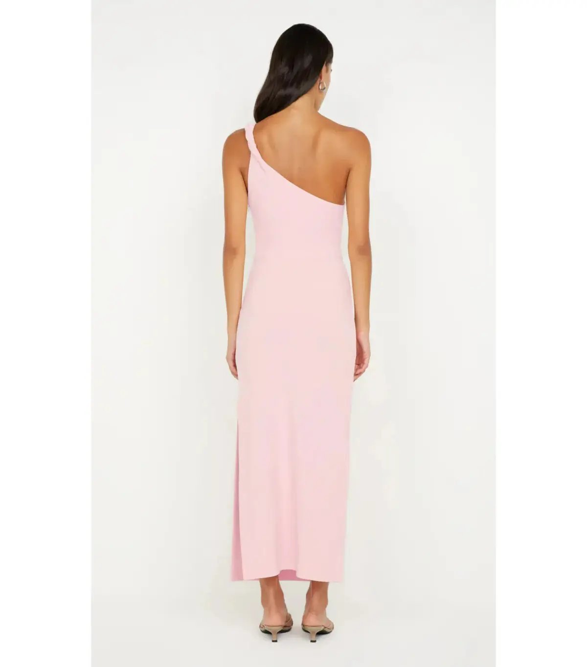 Bec & Bridge Ariven Asym Midi Dress Pink Size AU 16 photo 3
