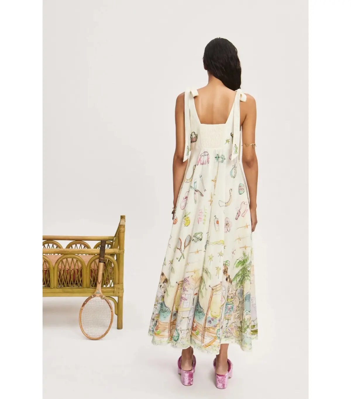 Alemais Anouk Ballet Sundress Print Size AU 10 photo 3
