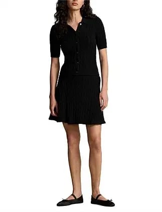 Ralph Lauren Cable-knit Polo Cardigan Black photo 4