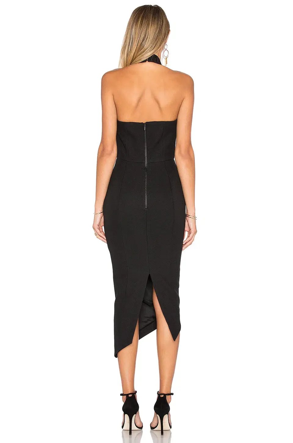 MISHA Donati Dress Ebony Size 6/XS photo 2