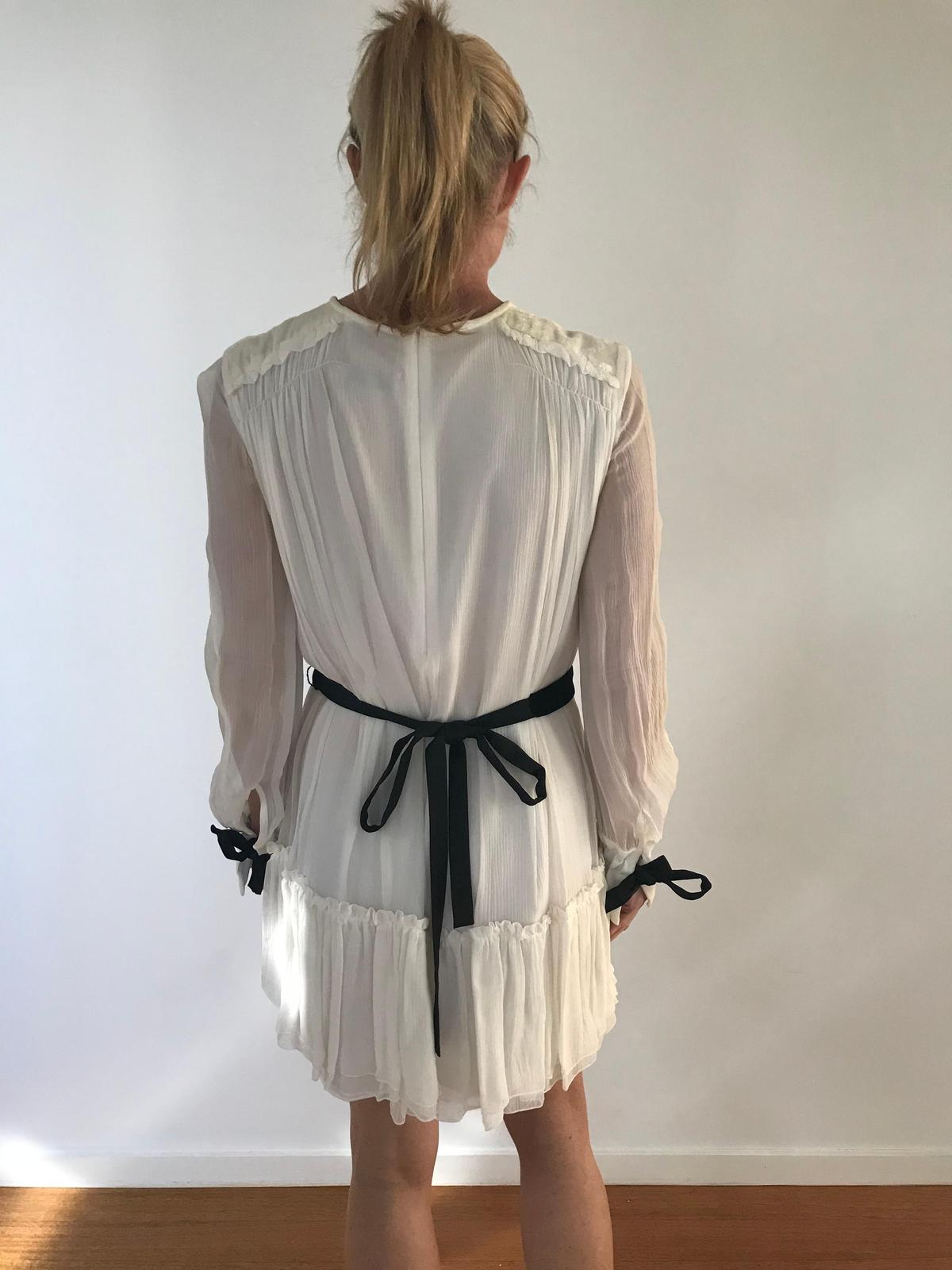 Manning Cartell White Dress size S photo 3