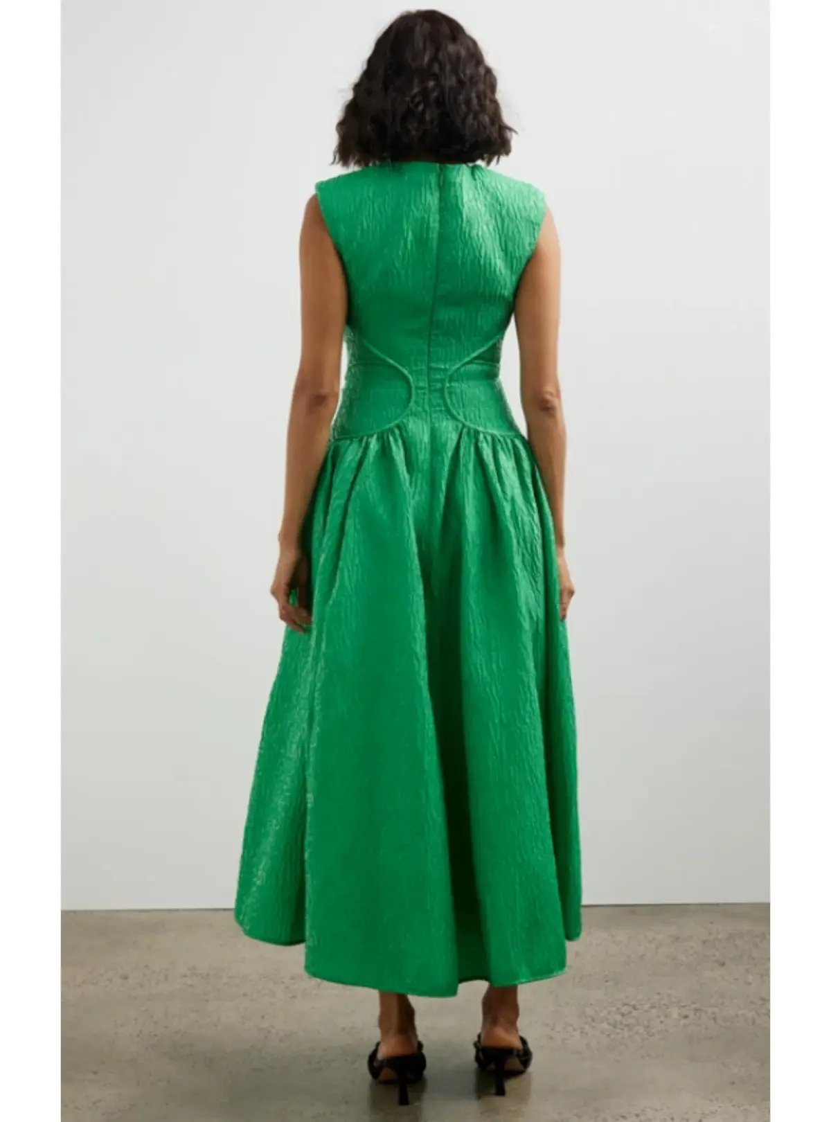 Rachel Gilbert Celia Dress in Apple Size AU 10 photo 4